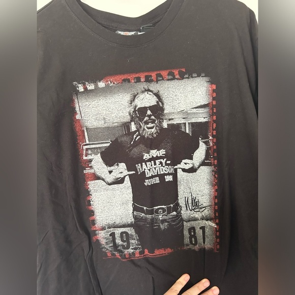 “The Eagle Soars Alone” Harley Davidson Tshirt - Picture 3 of 7